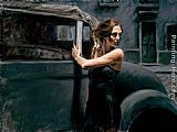 Fabian Perez CALLES DE SAN TELMO I painting